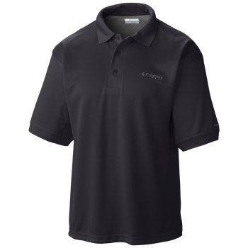 Pánské Polo Columbia PFG Perfect Cast Big Černé SOQLKD057